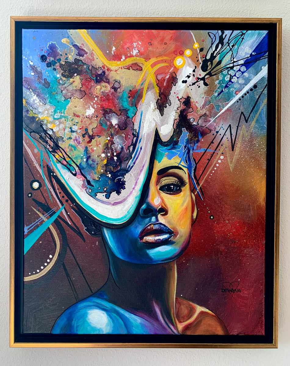 ORIGINAL PAINTING | BEAUTIFUL MIND – Art By Devona